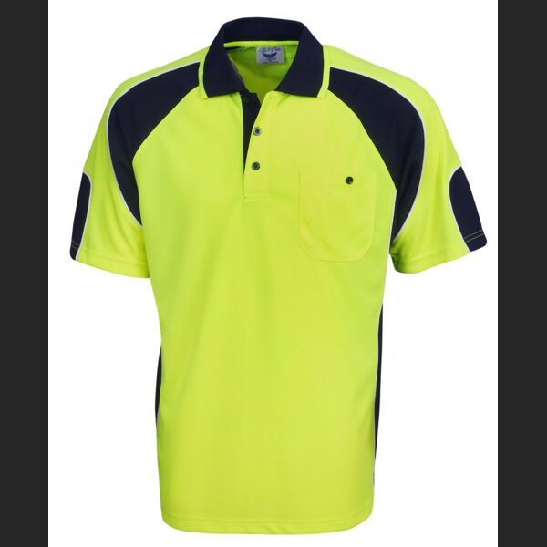 HiVis Cooldry Side Panel Polo Thumbnail