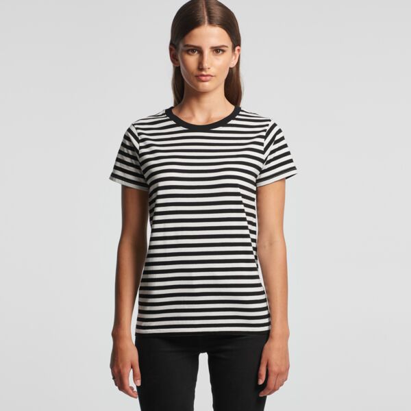 AS COLOUR Wo's Maple Stripe Tee Thumbnail